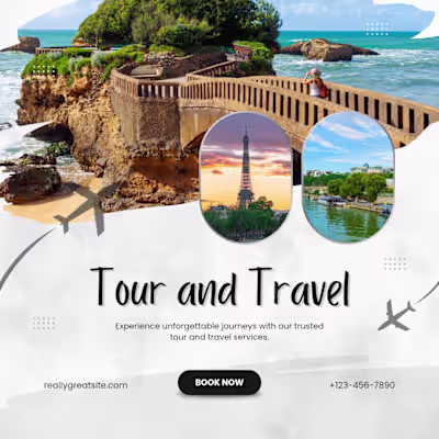 Travel and Tourism Graphic Design Project