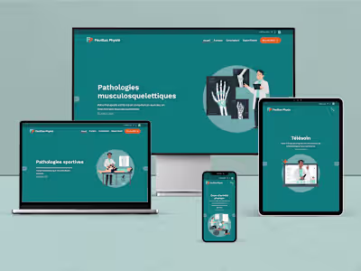 WIX Studio | Physiotherapy Clinic |  Web design 