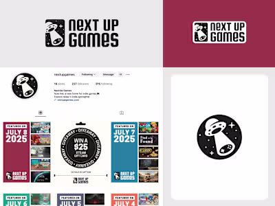 Logo for https://nextupgames.com/