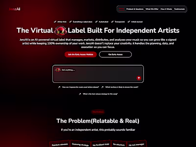 Unlock Music Success with AI: Grow Your Career with JenzAI