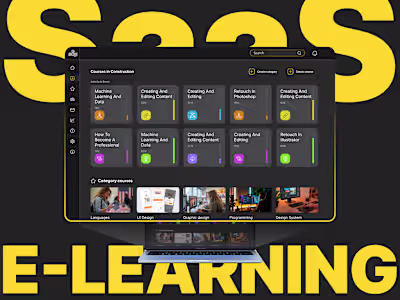 E-learning SaaS Platform for Online Courses