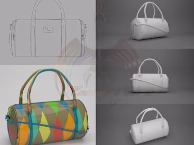 i will design 3d shoe and 3d bag for your nft and game project