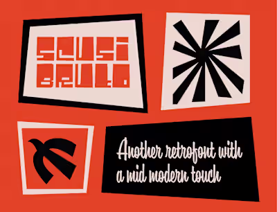 Say Hi to my new font Scusi Bruto!