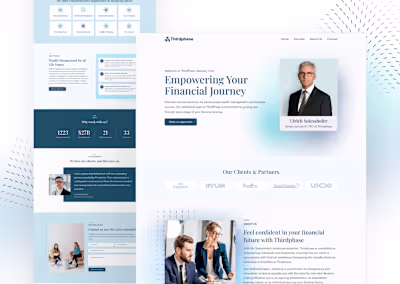 Advisory Landing page