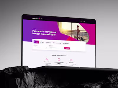 Toulouse-Blagnac airport booking platform