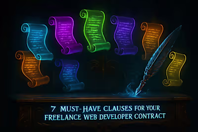 7 Must-Have Clauses for Your Freelance Web Developer Contract