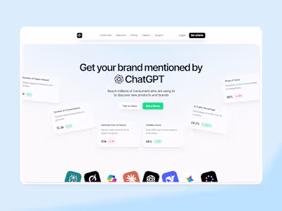AI Visibility Website Header