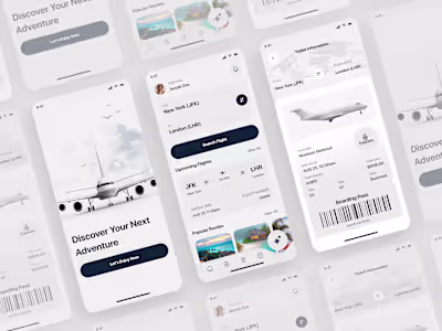 AI-Powered Flight Booking App UI/UX Design Say goodbye to en...
