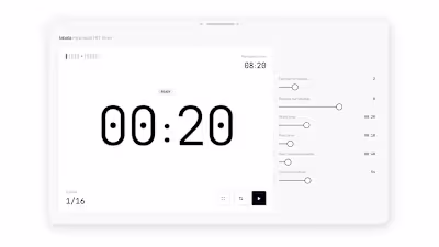 Development of Tabata.page: A Minimalist HIIT Timer