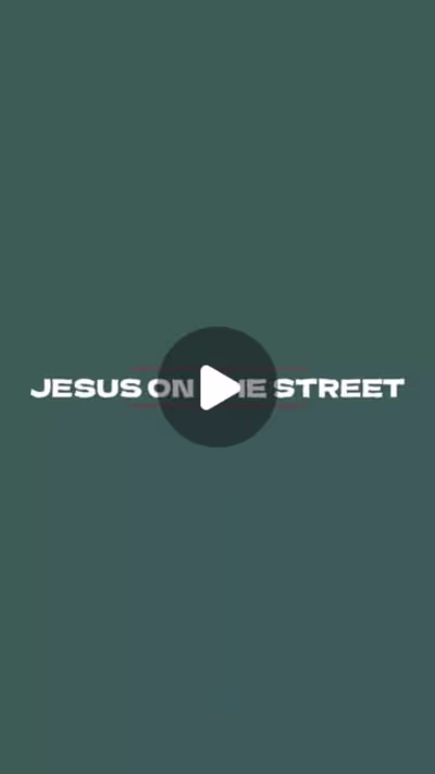 Cinematic Advert for 'Jesus on the Street'