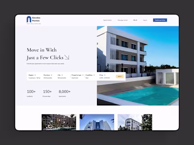 Abodes - Apartment finding website