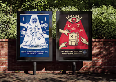 Universteit Leiden - Warning Poster