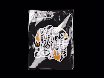 Visual identity for Burning Down The House Festival