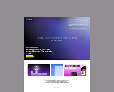 Decided to work on my portfolio again and I'm finally liking...