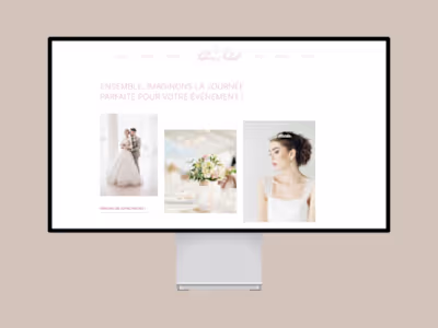Wedding Planner Website | Framer Design & Development