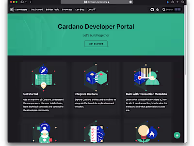 Cardano Developer Portal