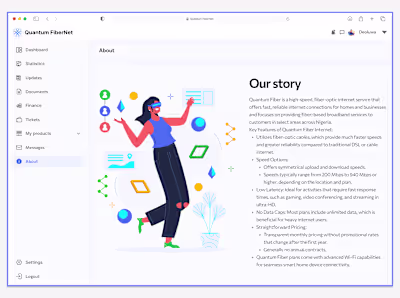 QUANTUM FIBER INTERNET SERVICE