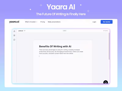 Yaara AI - AI-Powered Content Writing Platform