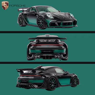 Porsche 911 Turbo By Mansory-Poster