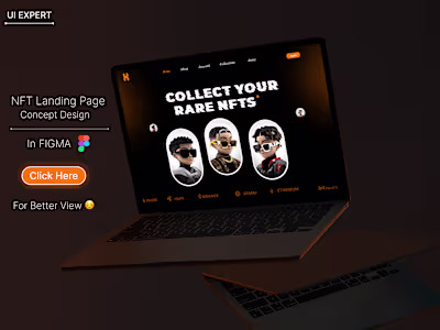 NFT Landing Page :: Behance