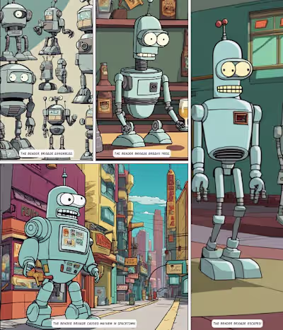 AI based Comic Generation 
