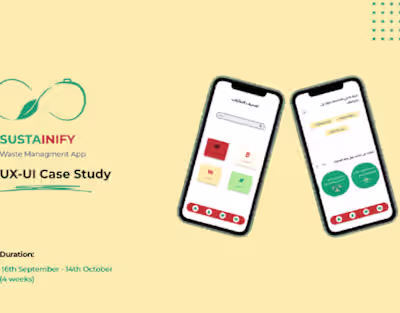 Sustainify - تطبيق لإدارة النفايات :: Behance