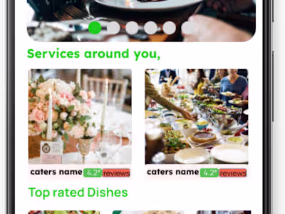catering app in Android