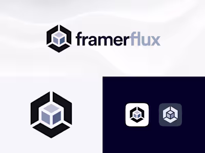 Framerflux- Logo Design | Visual Identity
