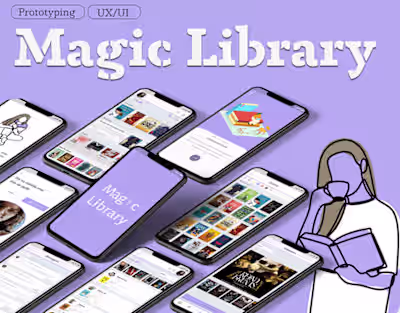MAGIC LIBRARY - UI/UX DESIGN - Behance