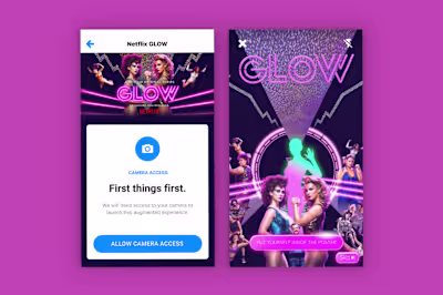 Shazam for Netflix GLOW Augmented Reality Campaign