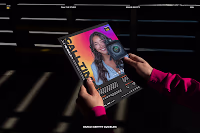 Call Time Brand Guide | Young Film making Aspirants