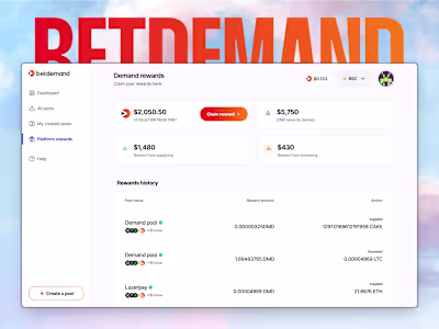 Betdemand: Designing a Frictionless DeFi Lending Experience