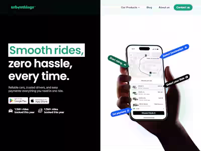 Hero Section Redesign for UrbanThings.co