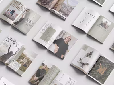Mend Magazine | Editorial Layout Design