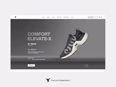 Technosport’s latest drop deserves a standout product page s...