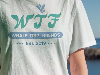 T-Shirt Design - Whale Trip Friends