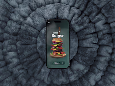 Burger Ordering Mobile App Design