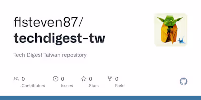 GitHub - flsteven87/techdigest-tw: Tech Digest Taiwan repository