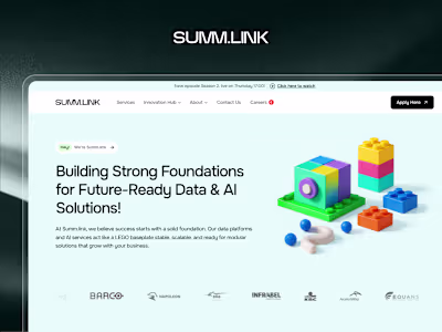 SUMMLINK – Figma to Framer Website Development & Integrations