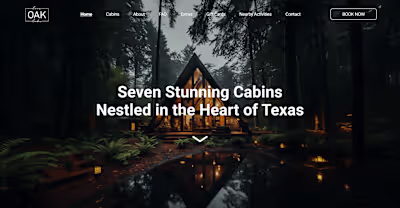 Live OAK Lake Website Design