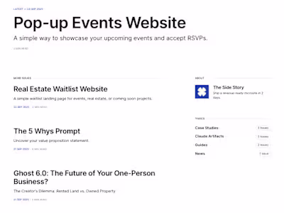 SEO-friendly Blog on Ghost