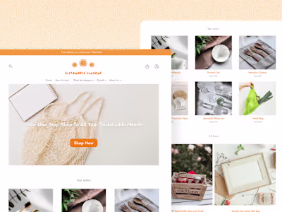 E-commerce website design 