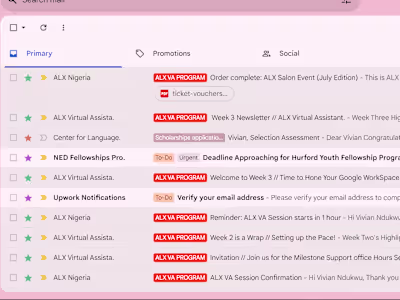 Gmail Organization 