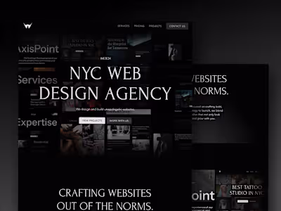 WEDEX - Web Design Agency Framer Website