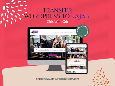 WordPress to Kajabi Migration for Girls With Grit System