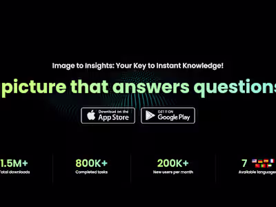 Pic Answer Landing page