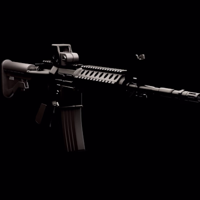 M4 A1 create in blender