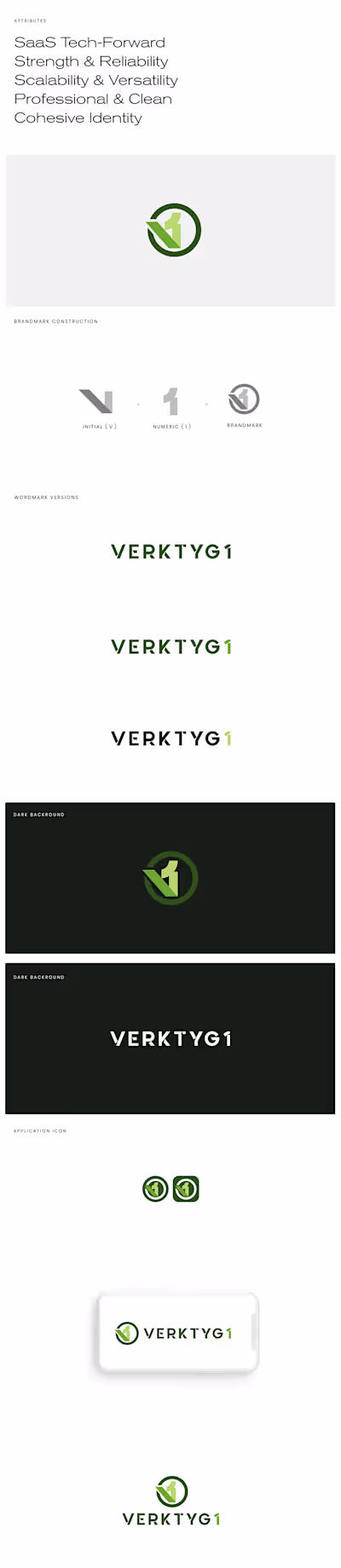 Verktyg1 - SaaS Brand Identity Design