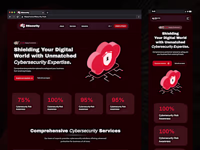 RSecurity Cybersecurity Multilingual Website Development