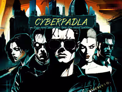 "CYBERPADLA" visual novel